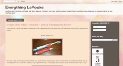 Desktop Screenshot of lepooke.blogspot.com