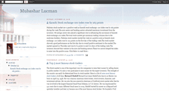 Desktop Screenshot of mubasharlucman.blogspot.com