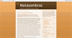 Desktop Screenshot of matasombras.blogspot.com