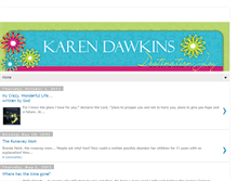 Tablet Screenshot of karendawkins.blogspot.com