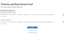 Tablet Screenshot of easykoreanfood.blogspot.com