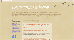 Desktop Screenshot of lacocinademomi.blogspot.com