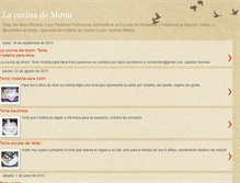 Tablet Screenshot of lacocinademomi.blogspot.com