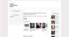 Desktop Screenshot of latest-tehno-news.blogspot.com