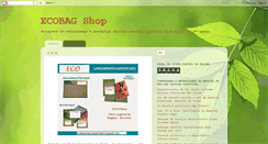 Desktop Screenshot of ecobagshop.blogspot.com