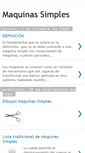 Mobile Screenshot of maquinassimplesonce.blogspot.com