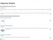 Tablet Screenshot of maquinassimplesonce.blogspot.com