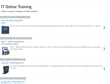 Tablet Screenshot of it-training-ground.blogspot.com