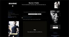 Desktop Screenshot of bourne-4-trailer.blogspot.com