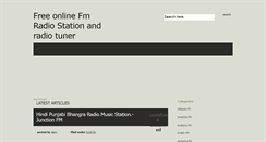 Desktop Screenshot of freeonlinefmradio.blogspot.com