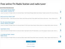 Tablet Screenshot of freeonlinefmradio.blogspot.com