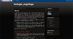 Desktop Screenshot of biologiaangellugo.blogspot.com