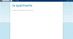 Desktop Screenshot of apartmenttu.blogspot.com