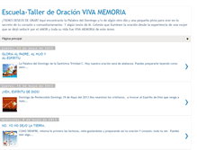 Tablet Screenshot of oracionvivamemoria.blogspot.com