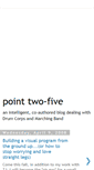 Mobile Screenshot of pointtwo-five.blogspot.com