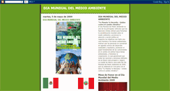 Desktop Screenshot of diamundialmedioambiente.blogspot.com