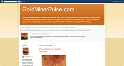 Desktop Screenshot of goldminerpulse-goldminerpulsecom.blogspot.com