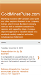 Mobile Screenshot of goldminerpulse-goldminerpulsecom.blogspot.com