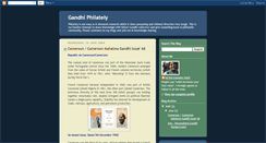Desktop Screenshot of kads-gandhi-philately.blogspot.com
