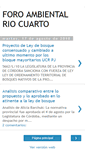 Mobile Screenshot of foroambientalriocuarto.blogspot.com