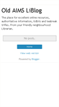 Mobile Screenshot of aimsliblog.blogspot.com