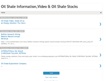 Tablet Screenshot of oilshaleresource.blogspot.com