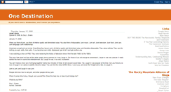 Desktop Screenshot of onedestination.blogspot.com