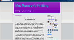 Desktop Screenshot of mrsramseysknitting.blogspot.com