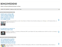 Tablet Screenshot of bongoweekend.blogspot.com