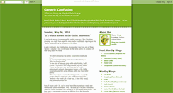 Desktop Screenshot of genericconfusion.blogspot.com