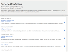 Tablet Screenshot of genericconfusion.blogspot.com