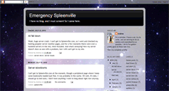 Desktop Screenshot of emergencyspleenville.blogspot.com