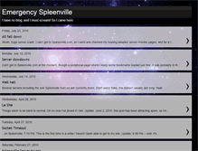 Tablet Screenshot of emergencyspleenville.blogspot.com