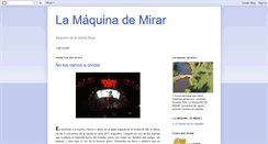 Desktop Screenshot of lamaquinademirar.blogspot.com