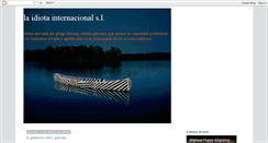 Desktop Screenshot of idiota-internacional.blogspot.com