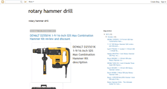 Desktop Screenshot of bestrotaryhammerdrillreviewed.blogspot.com