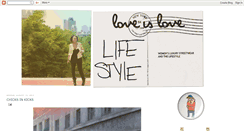 Desktop Screenshot of loveislovelifestyle.blogspot.com