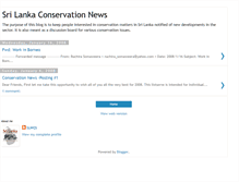 Tablet Screenshot of conservation-news.blogspot.com