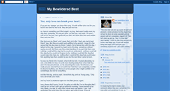 Desktop Screenshot of mybewilderedbest.blogspot.com