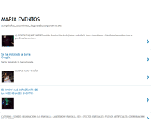 Tablet Screenshot of mariaeventos-mariaeventos.blogspot.com