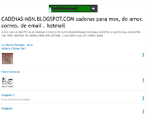 Tablet Screenshot of cadenas-msn.blogspot.com