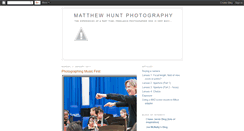 Desktop Screenshot of matthewhuntphotography.blogspot.com