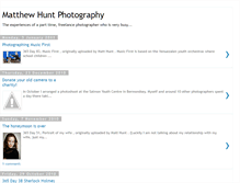 Tablet Screenshot of matthewhuntphotography.blogspot.com
