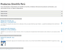 Tablet Screenshot of productosomnilifeperu.blogspot.com