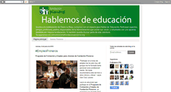 Desktop Screenshot of hablemosdeeducacionpionera.blogspot.com