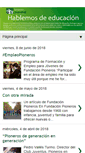 Mobile Screenshot of hablemosdeeducacionpionera.blogspot.com