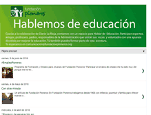 Tablet Screenshot of hablemosdeeducacionpionera.blogspot.com