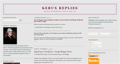 Desktop Screenshot of keruxreplies.blogspot.com