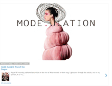 Tablet Screenshot of mode-ulation.blogspot.com