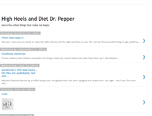 Tablet Screenshot of highheelsandddp.blogspot.com